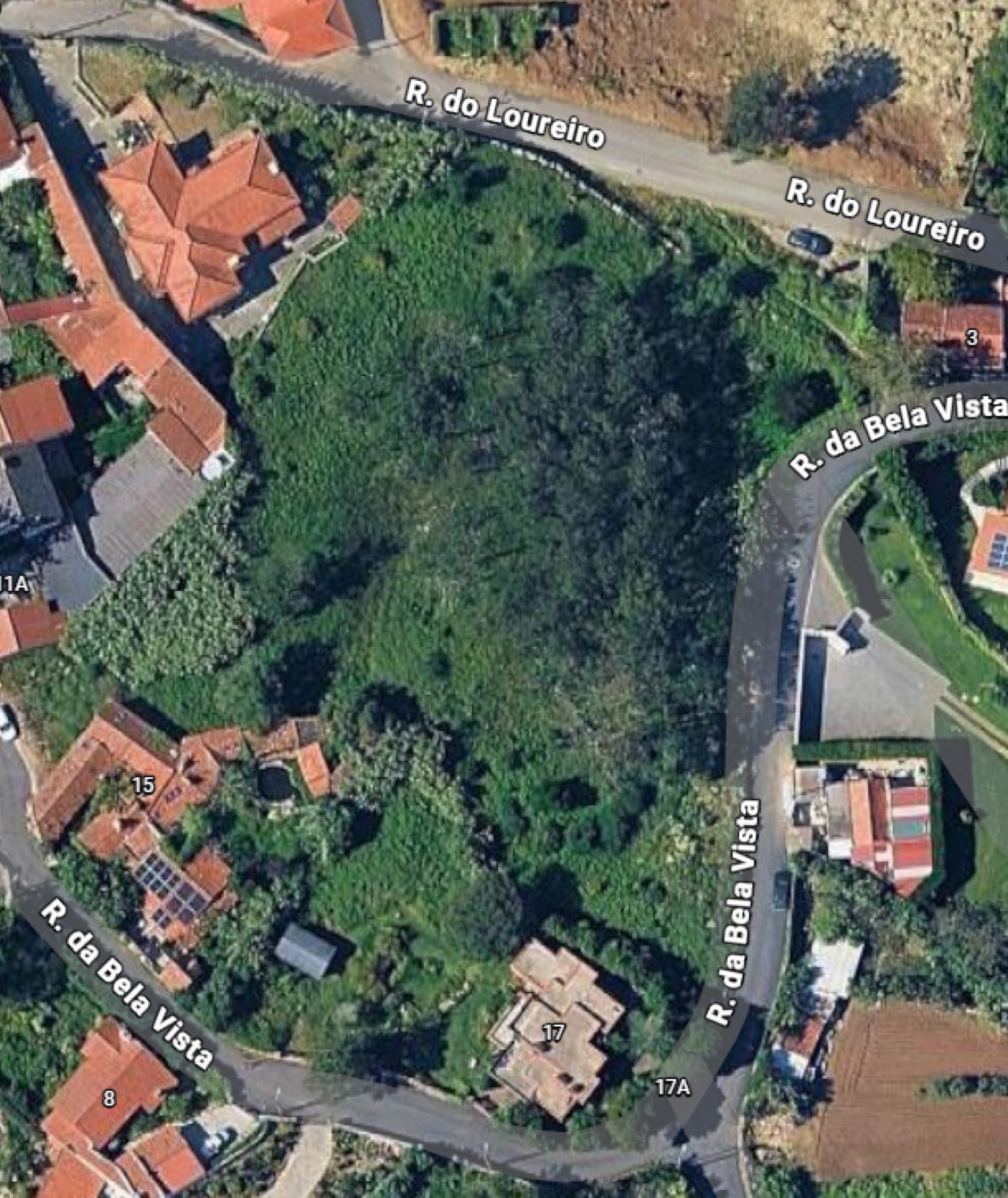 Published aerial view of the Azoia surroundings
